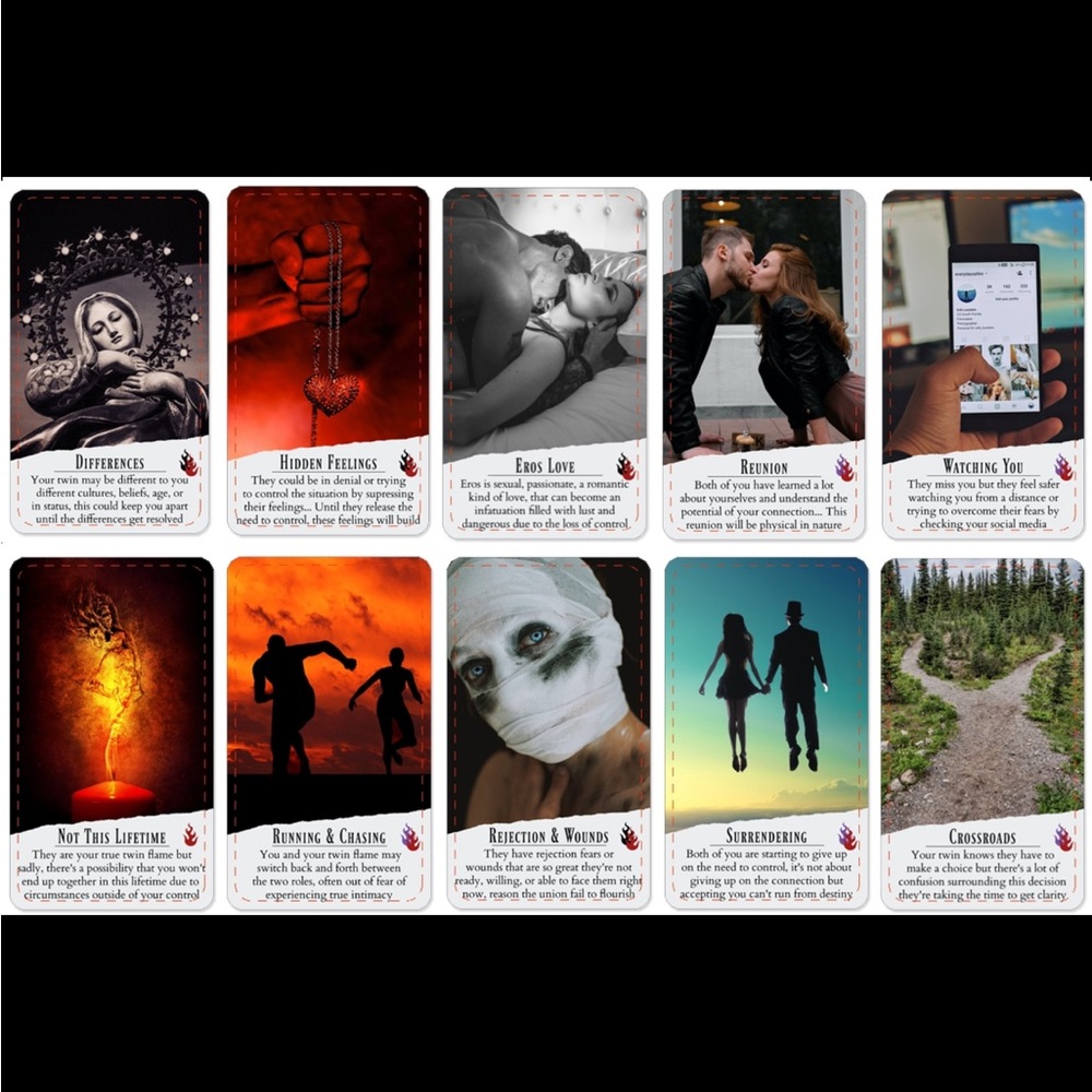 Grounded in love 😍 twin Flame🔥soulmate🫦karmic oracle deck by MahrukhX✨New✨